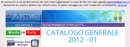 Catalogo generale Electrex 2012-01 