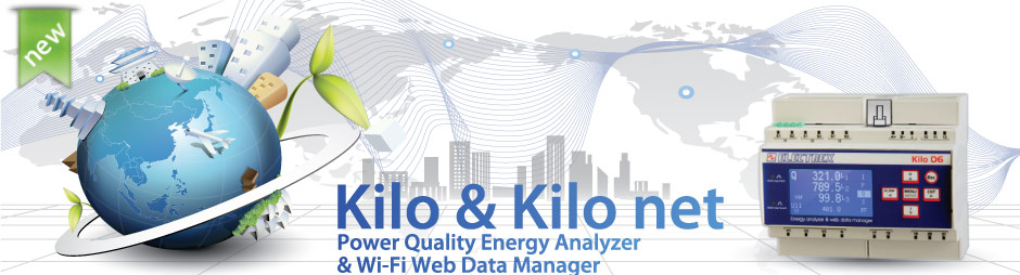 Kilo D6 - Energy Analyzer & Web Data Manager 