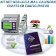 PKA0052-00  KIT NET WEB LOG 8 MAIL CALENDAR CHARTS EB CONFIGURATOR  